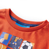 VidaXL Kindershirt mit langen Ärmeln 104 Orange