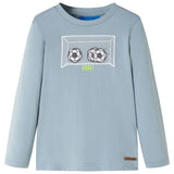 VidaXL Kindershirt mit langen Ärmeln 92 Hellblau