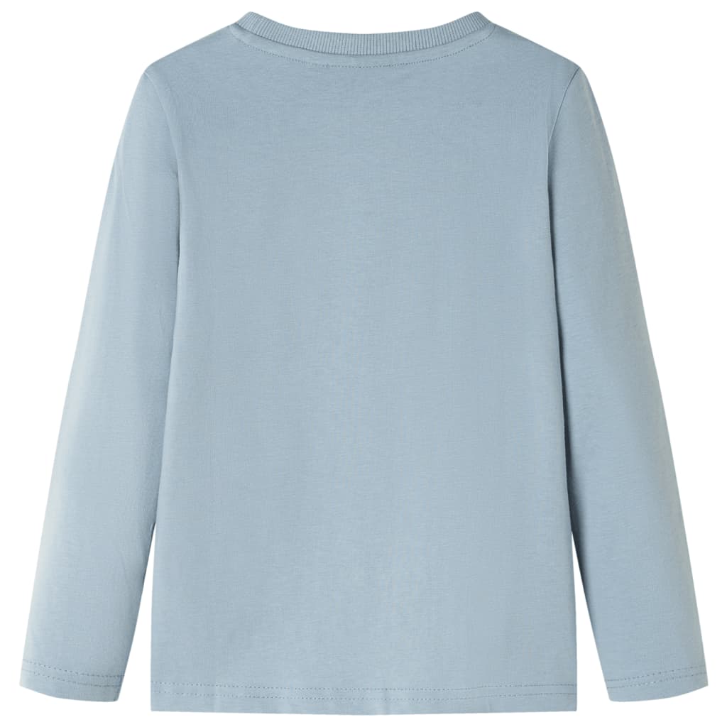 VidaXL Kindershirt mit langen Ärmeln 92 Hellblau