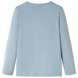 VidaXL Kindershirt mit langen Ärmeln 92 Hellblau