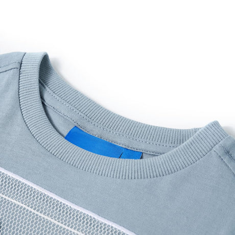 VidaXL Kindershirt mit langen Ärmeln 116 Hellblau