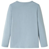 VidaXL Kindershirt mit langen Ärmeln 128 Hellblau