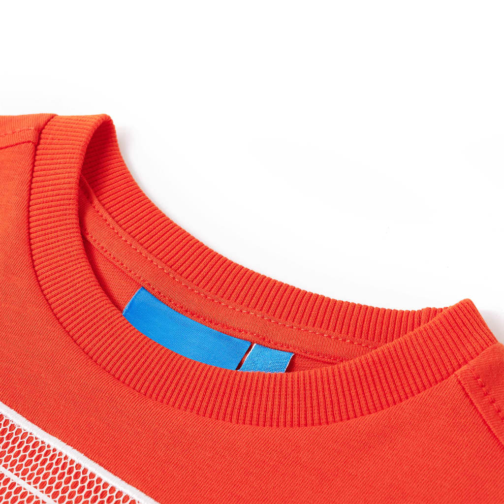 VidaXL Kindershirt mit langen Ärmeln 140 leuchtend orange