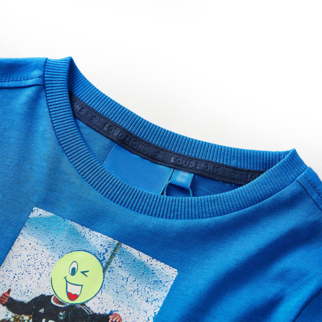 VidaXL Kindershirt mit langen Ärmeln 104 Kobaltblau
