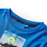 VidaXL Kindershirt mit langen Ärmeln 128 Kobaltblau