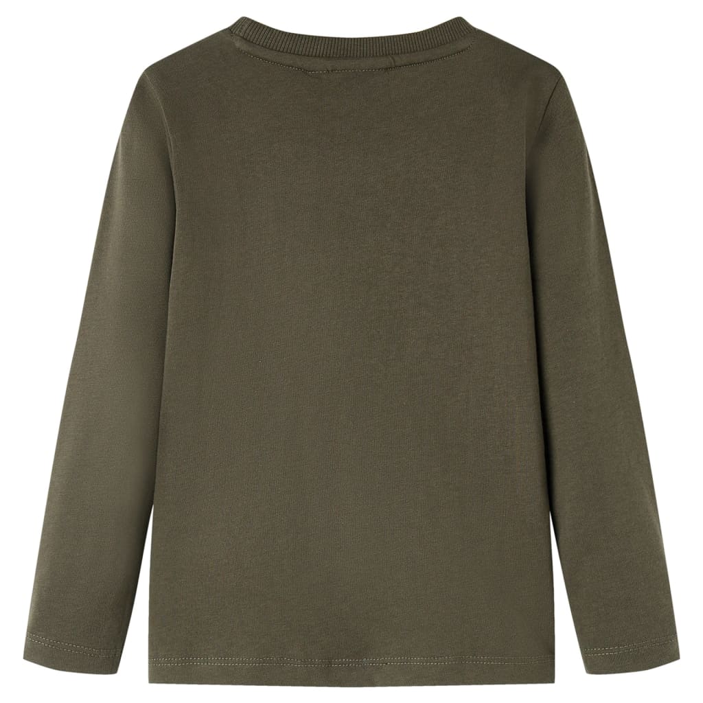 VidaXL Kindershirt mit langen Ärmeln 140 Khaki