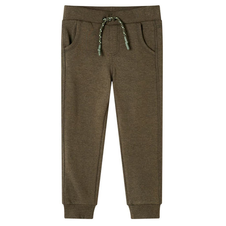 Vidaxl Kinder-Jogginghose 140 Khaki gemischt