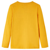 VidaXL Kindershirt mit langen Ärmeln 104 Ocker