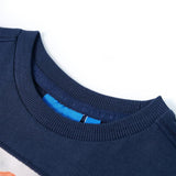 VidaXL Kinderhemd mit langen Ärmeln 128 Marineblau gemischt