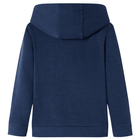 VidaXL Kinderpullover mit Kapuze 116 Marineblau und Orange gemischt