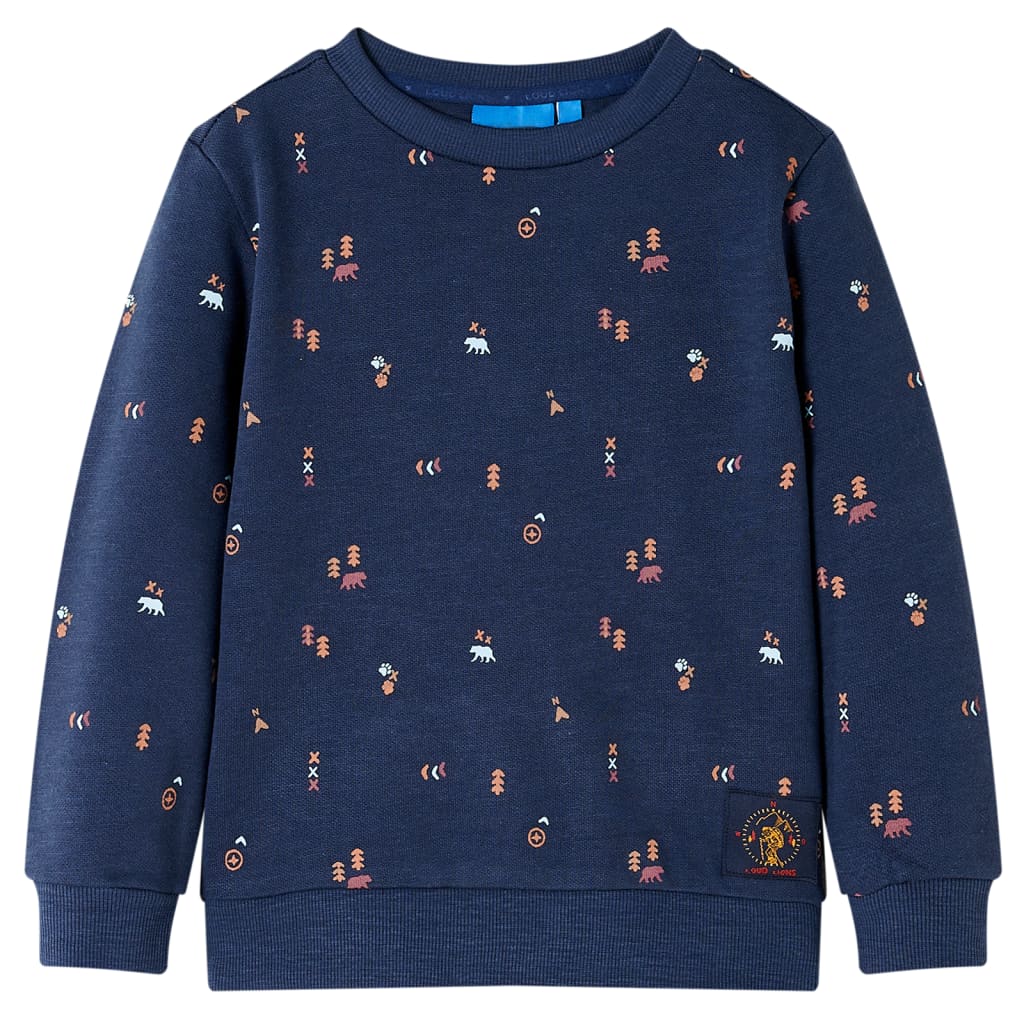 VidaXL Kinderpullover 92 Marineblau gemischt