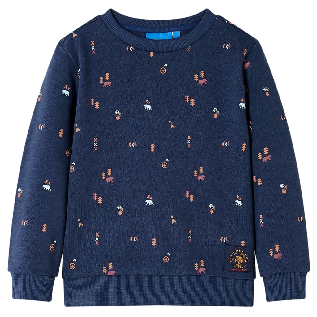 VidaXL Kinderpullover 128 Marineblau gemischt