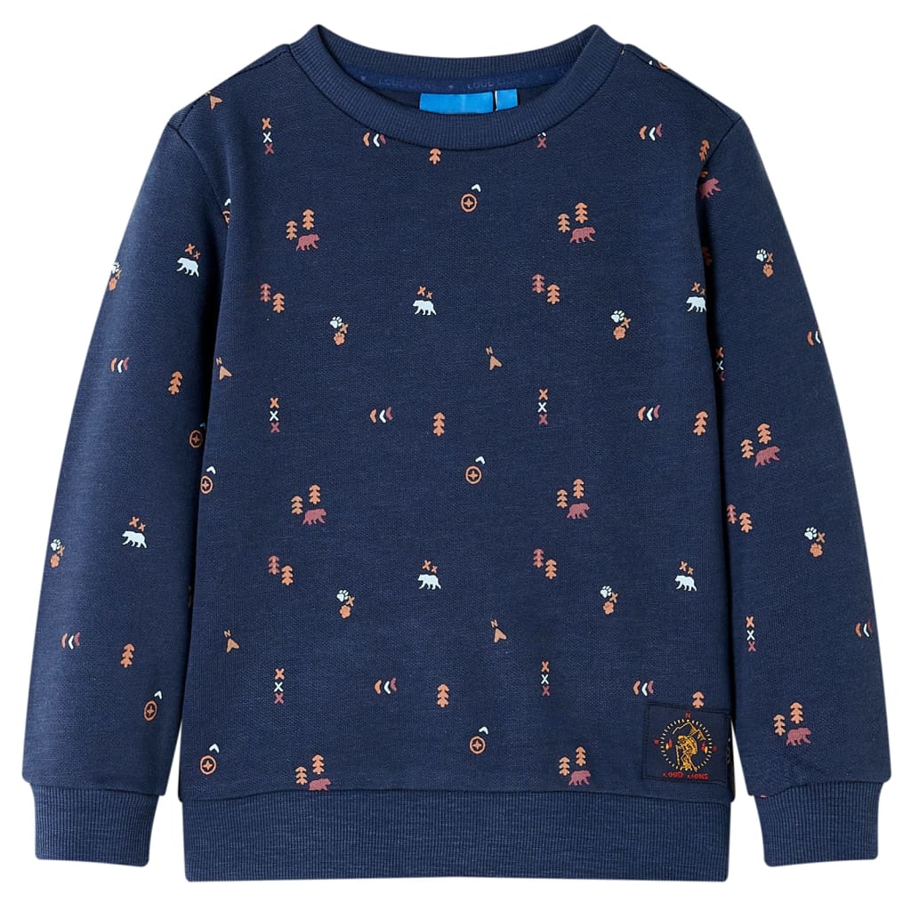 VidaXL Kinderpullover 140 Marineblau gemischt