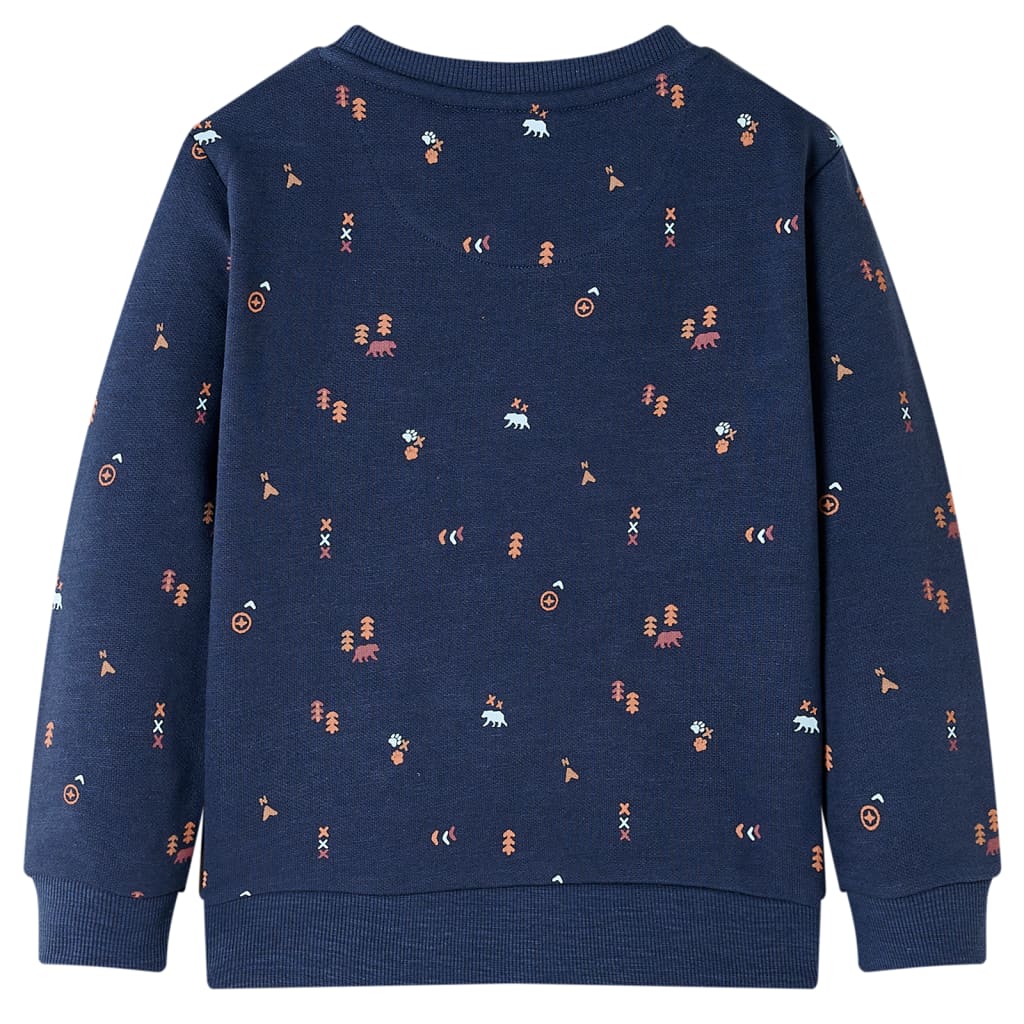 VidaXL Kinderpullover 140 Marineblau gemischt