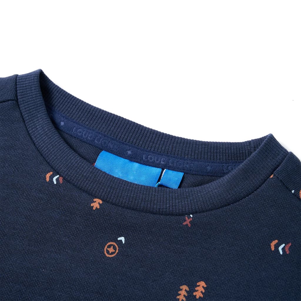 VidaXL Kinderpullover 140 Marineblau gemischt
