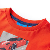VidaXL Kindershirt mit langen Ärmeln 92 leuchtend orange