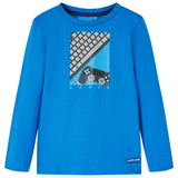 VidaXL Kindershirt mit langen Ärmeln 104 Kobaltblau