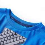 VidaXL Kindershirt mit langen Ärmeln 140 Kobaltblau