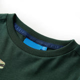 VidaXL Kindershirt mit langen Ärmeln 116 Dunkelgrün