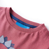 VidaXL Kindershirt mit langen Ärmeln 140 Dunkelrot