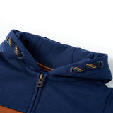 VidaXL Kinderstrickjacke mit Kapuze und Reißverschluss 92