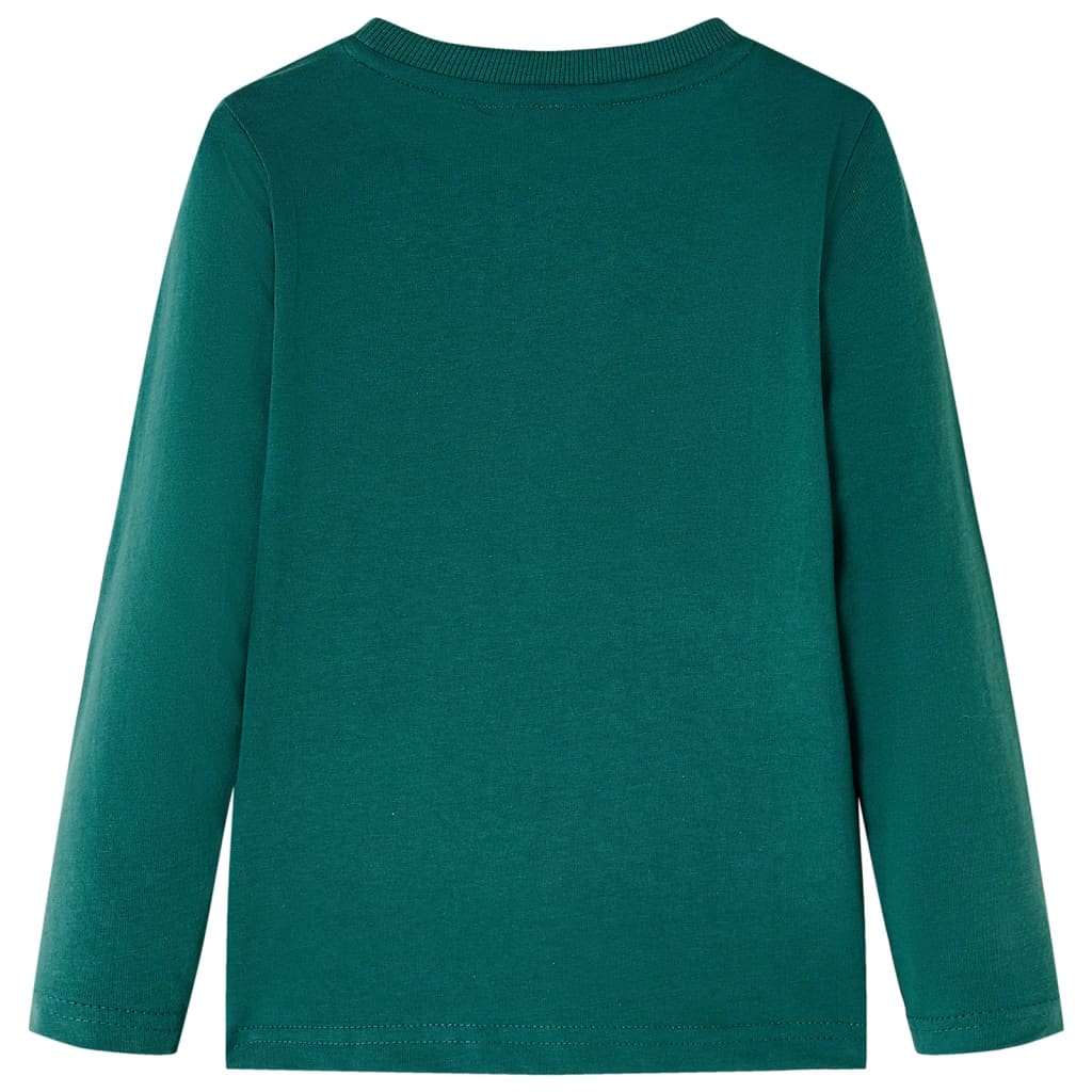 VidaXL Kindershirt mit langen Ärmeln 104 Grün