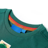 VidaXL Kindershirt mit langen Ärmeln 140 grün