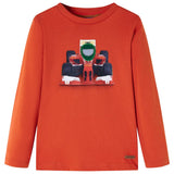 VidaXL Kindershirt mit langen Ärmeln 92 Orange