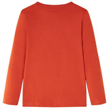 VidaXL Kindershirt mit langen Ärmeln 104 Orange