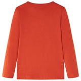 VidaXL Kindershirt mit langen Ärmeln 140 Orange