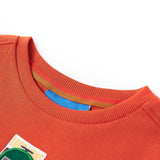 VidaXL Kindershirt mit langen Ärmeln 140 Orange