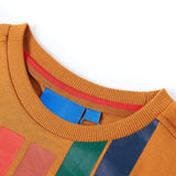 VidaXL Kindershirt mit langen Ärmeln 128 dunkles Ocker