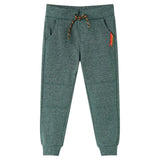 VidaXL Kinder-Jogginghose 140 Dunkelgrün
