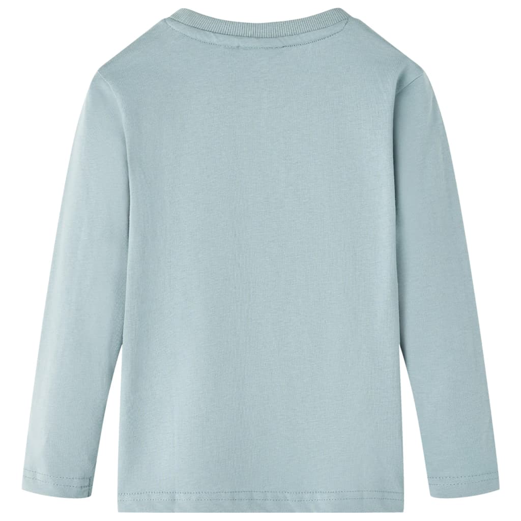 VidaXL Kindershirt mit langen Ärmeln 92 Hellblau