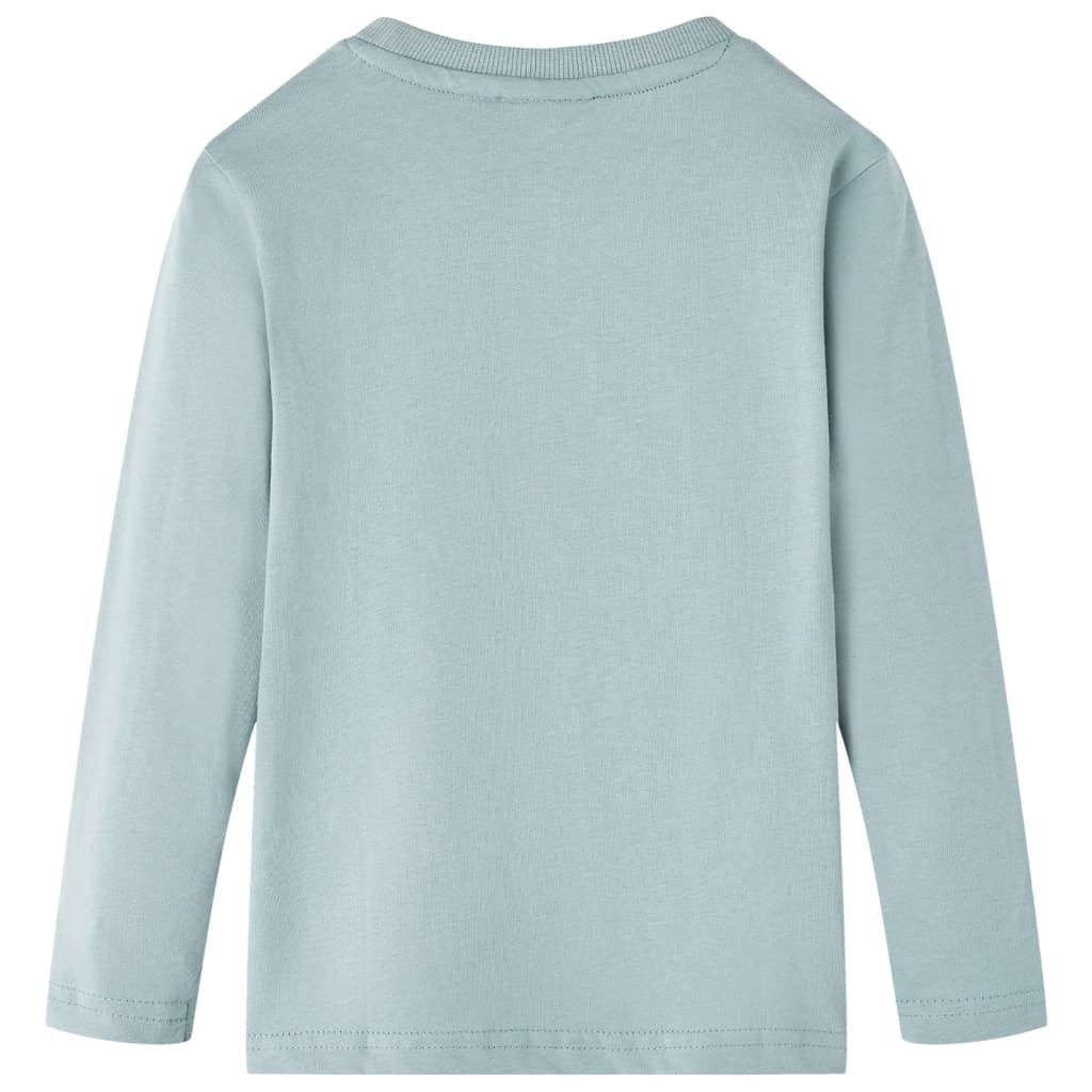 VidaXL Kindershirt mit langen Ärmeln 104 Hellblau
