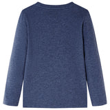 VidaXL Kindershirt mit langen Ärmeln 116 dunkelblau gemischt