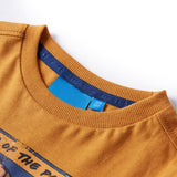 VidaXL Kindershirt mit langen Ärmeln 92 dunkles Ocker