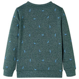 VidaXL Kinderpullover 104 dunkelgrün gemischt