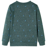 VidaXL Kinderpullover 128 dunkelgrün gemischt