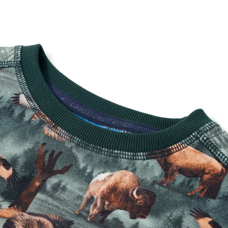 VidaXL Kinderpullover 92 Dunkelgrün