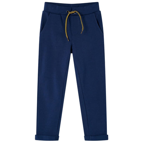 VidaXL Kinderhose mit Kordelzug 92 Marineblau