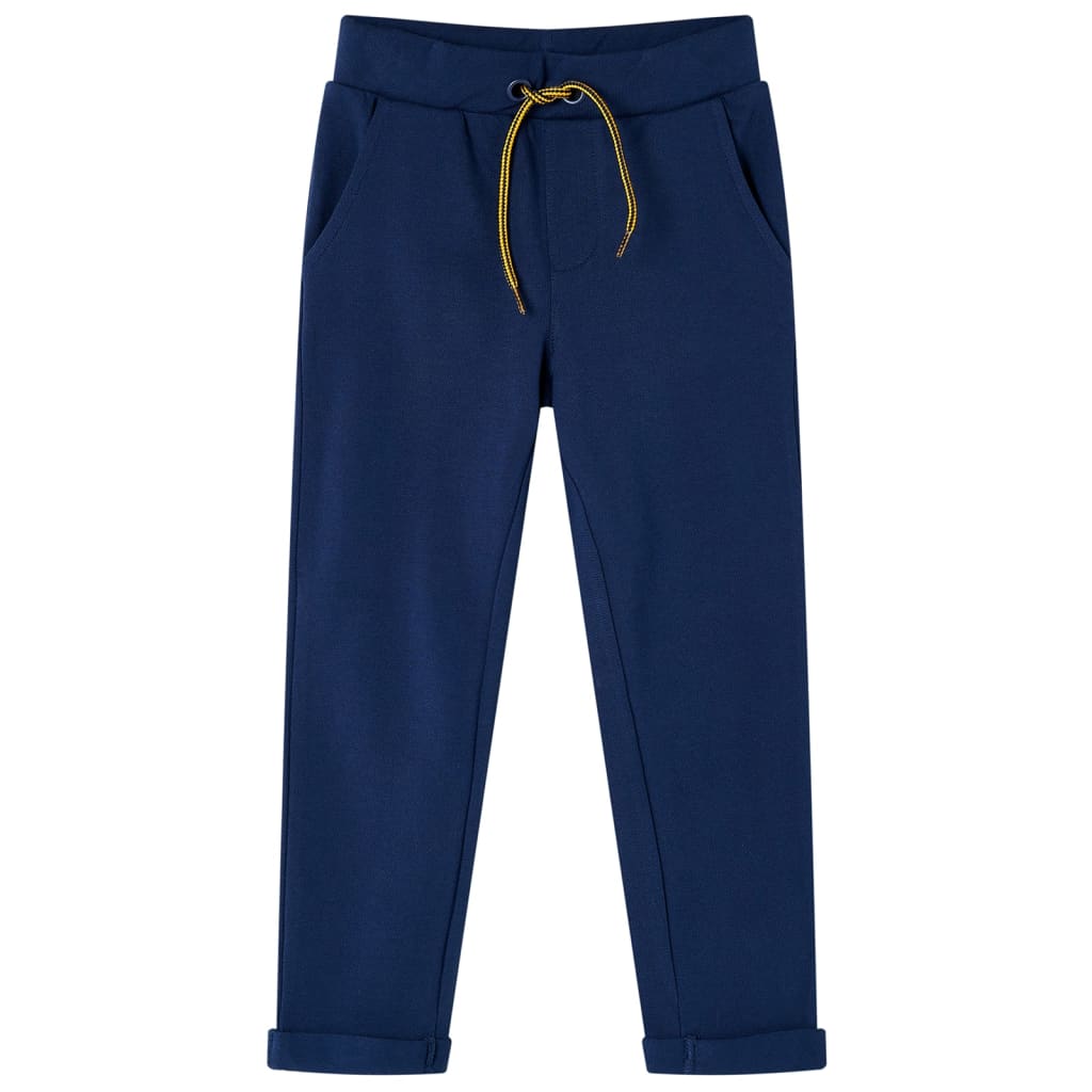 VidaXL Kinderhose mit Kordelzug 116 Marineblau