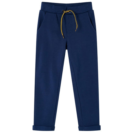 VidaXL Kinderhose mit Kordelzug 116 Marineblau