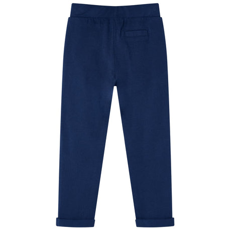 VidaXL Kinderhose mit Kordelzug 116 Marineblau