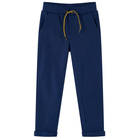 VidaXL Kinderhose mit Kordelzug 128 Marineblau