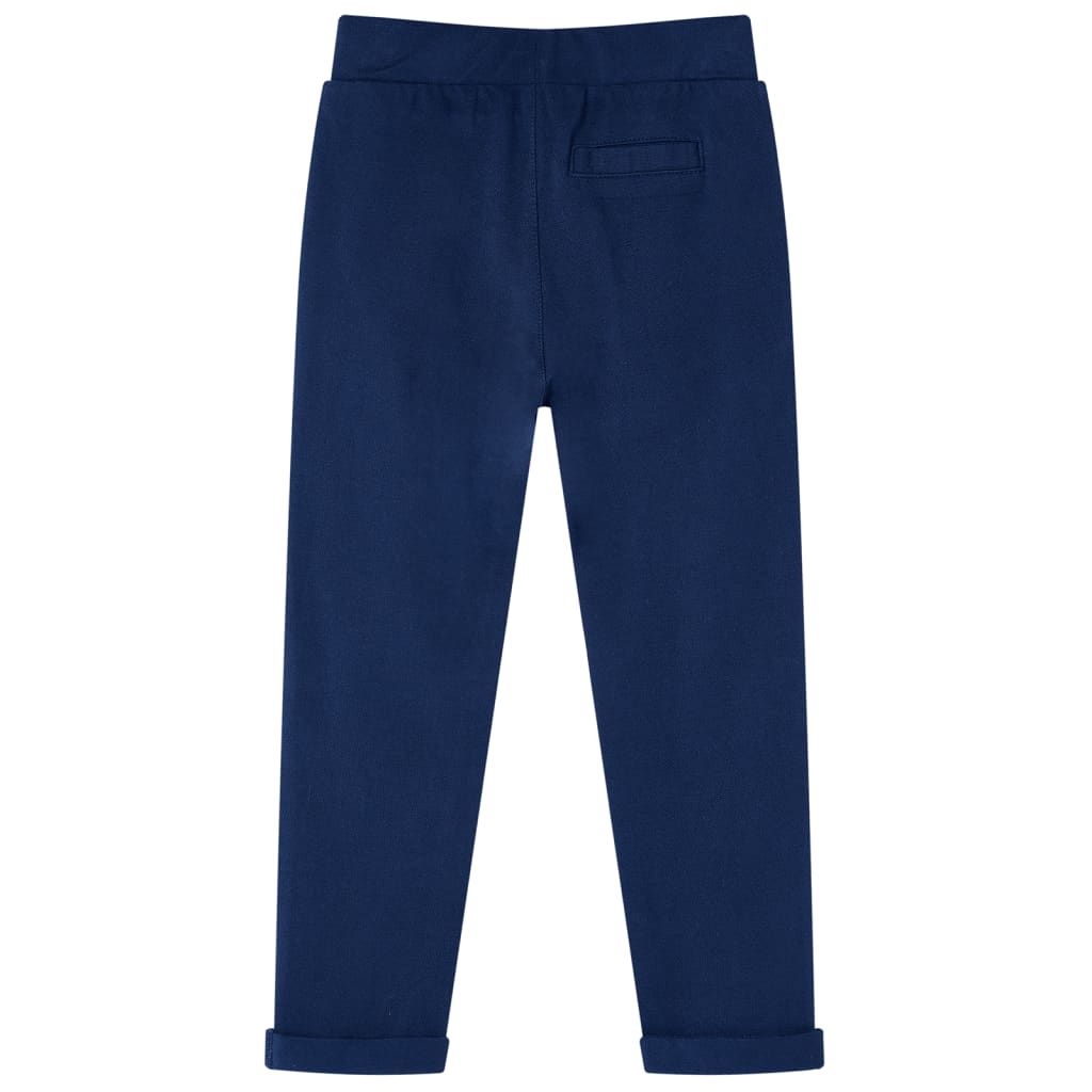 VidaXL Kinderhose mit Kordelzug 128 Marineblau