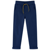 VidaXL Kinderhose mit Kordelzug 140 Marineblau