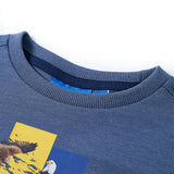 VidaXL Kindershirt mit langen Ärmeln 140 blau gemischt