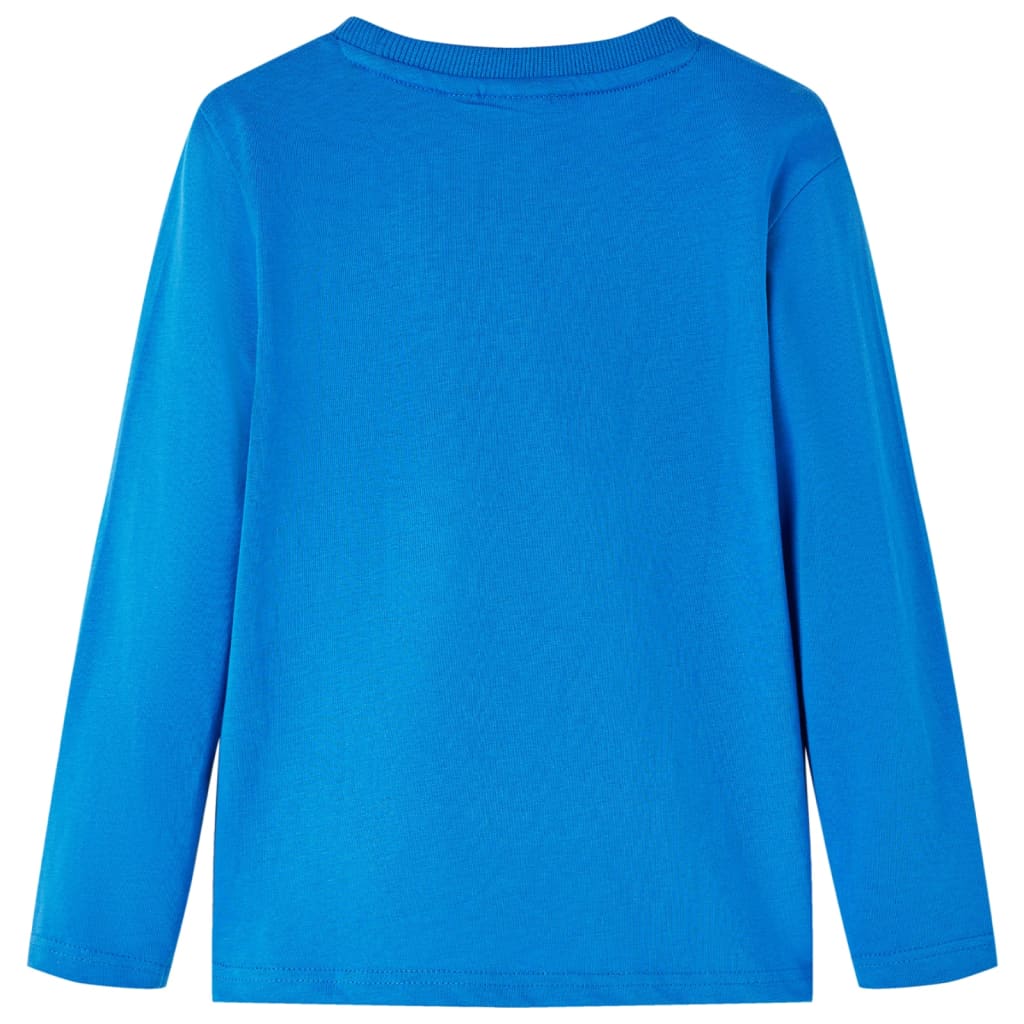 VidaXL Kindershirt mit langen Ärmeln 104 Kobaltblau