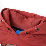 VidaXL Kinderpullover mit Kapuze 92 Rotbraun